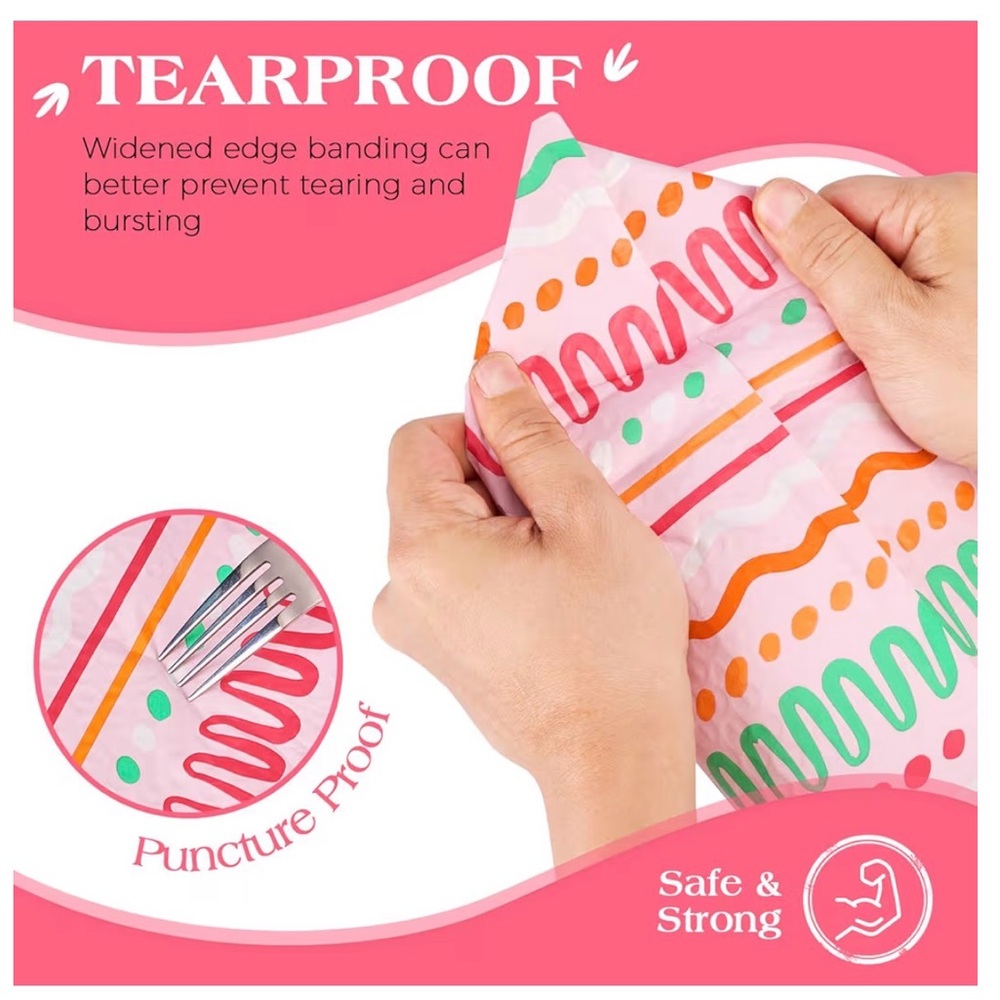 (20) 8.5x12” Colorful Spring Bubble Mailers | Packing Supplies - Picture 3 of 5